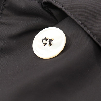 Prada Soutien Collar Coat Re-Nylon Black Nylon — view 7