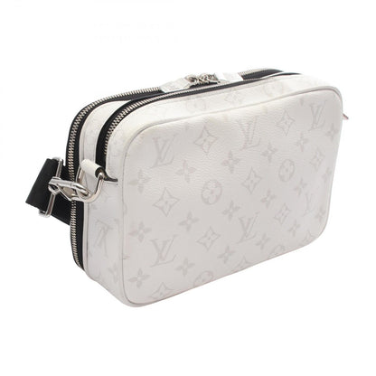 Louis Vuitton Shoulder Bag Alpha Messenger Taigarama Optic White Blanc Leather — view 2