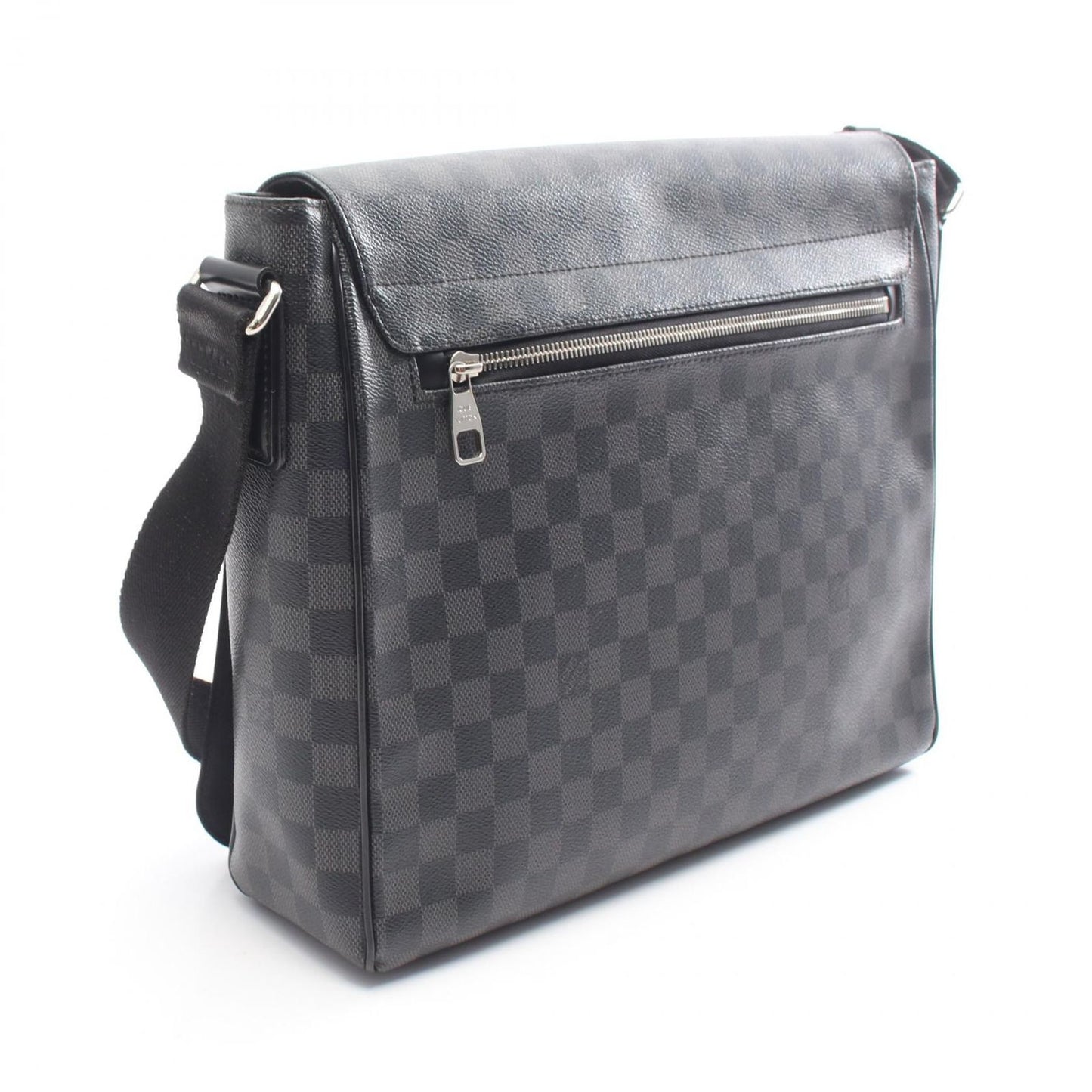 Louis Vuitton Shoulder Bag District GM Damier Graphite Leather — view 2