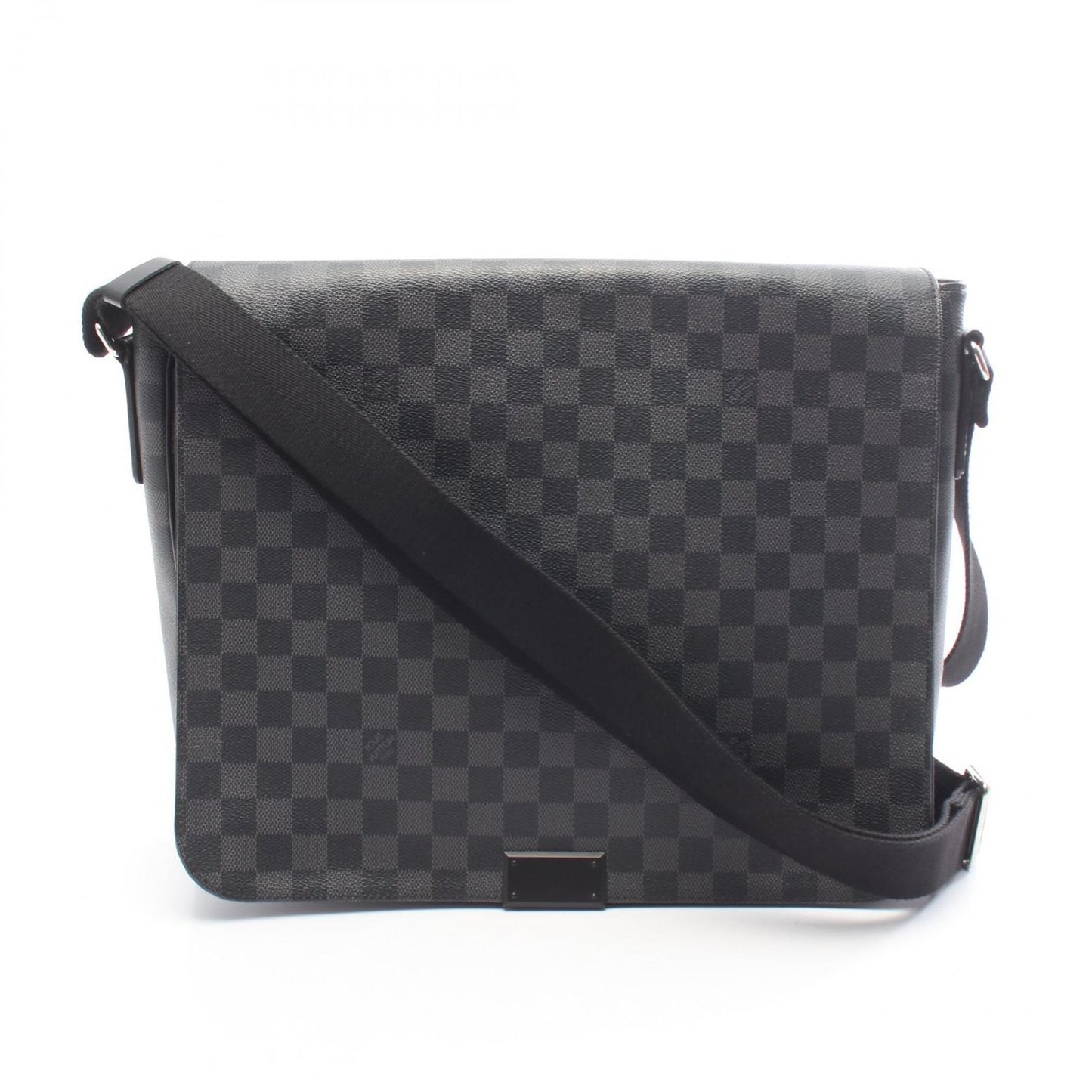 Louis Vuitton Shoulder Bag District GM Damier Graphite Leather