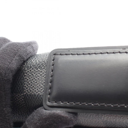 Louis Vuitton Shoulder Bag District GM Damier Graphite Leather — view 8