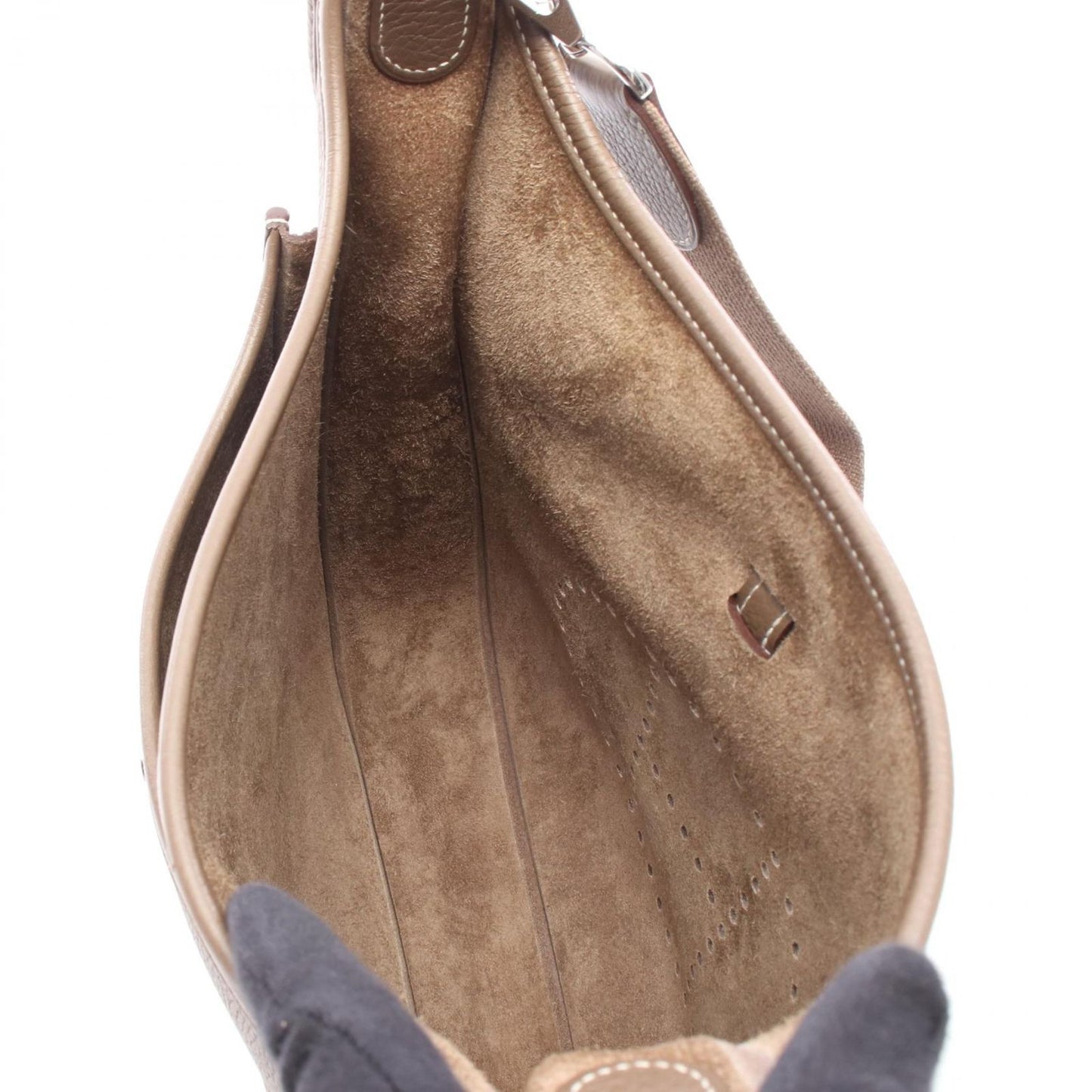 Hermes Shoulder Bag Evelyne 3 Trois PM Etoupe — view 3