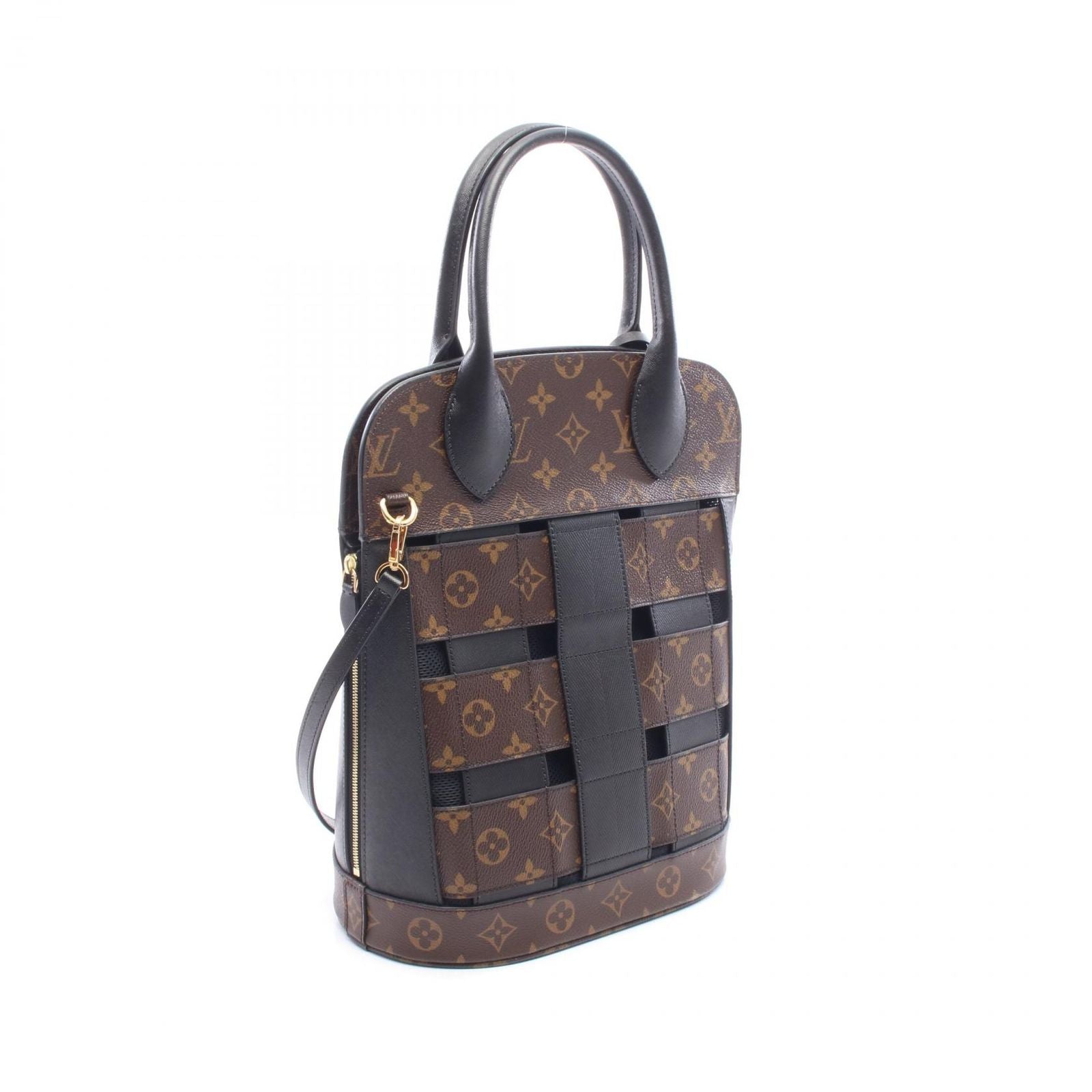 Louis Vuitton Tote Tresage 2-Way Noir Leather — view 2