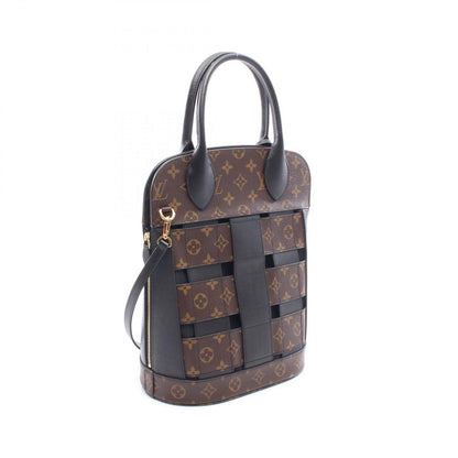 Louis Vuitton Tote Tresage 2-Way Noir Leather — view 2