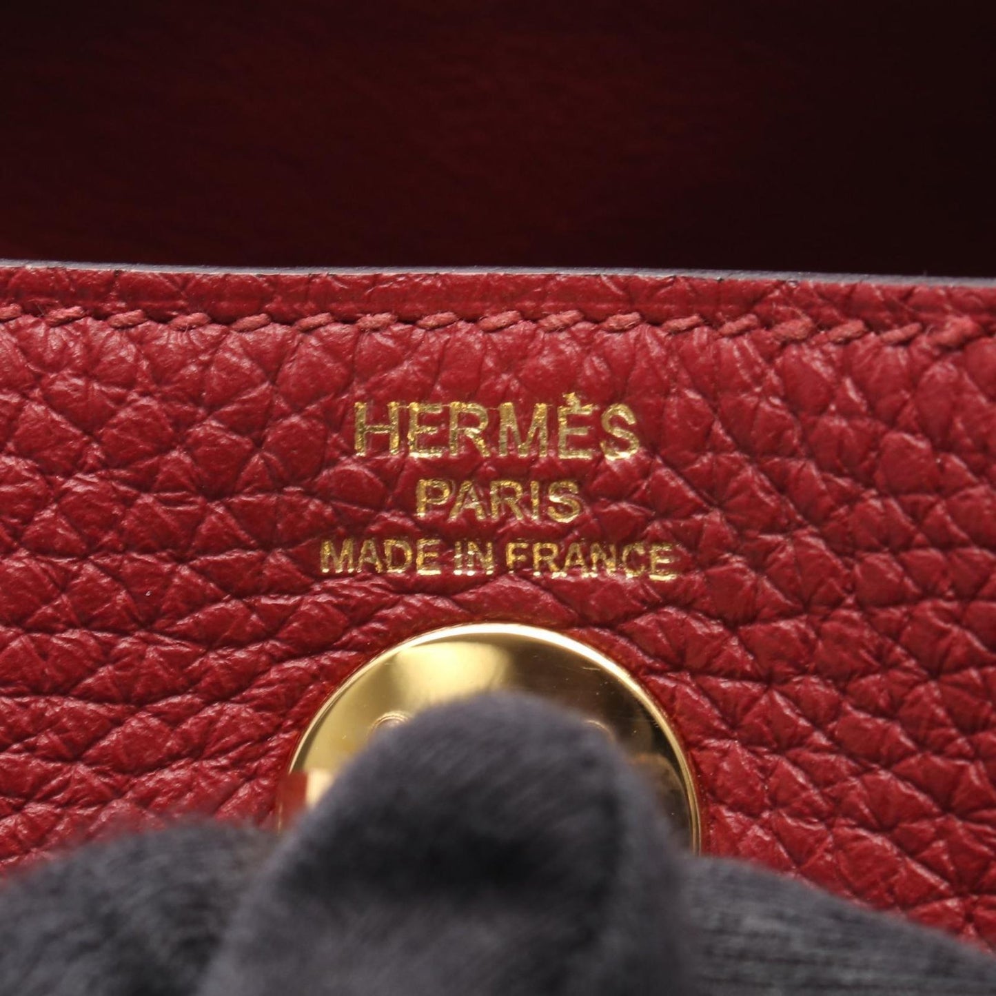 Hermes Shoulder Bag Lindy Mini Ruby — view 4