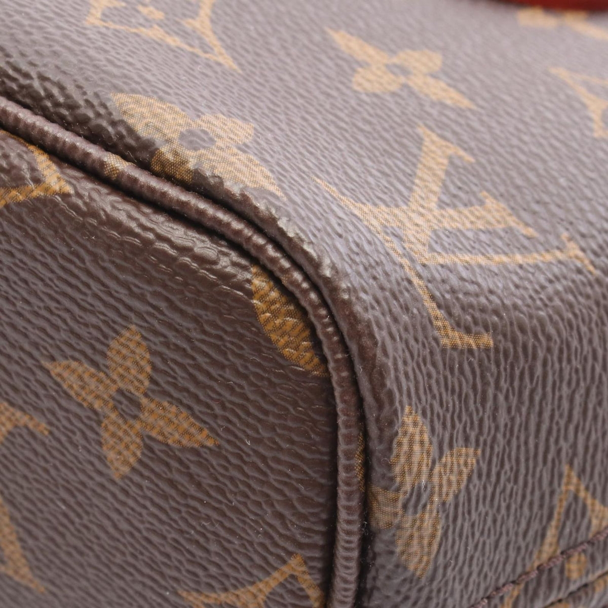 Louis Vuitton Handbag Neverfull BB 2-Way Beige Leather — view 5