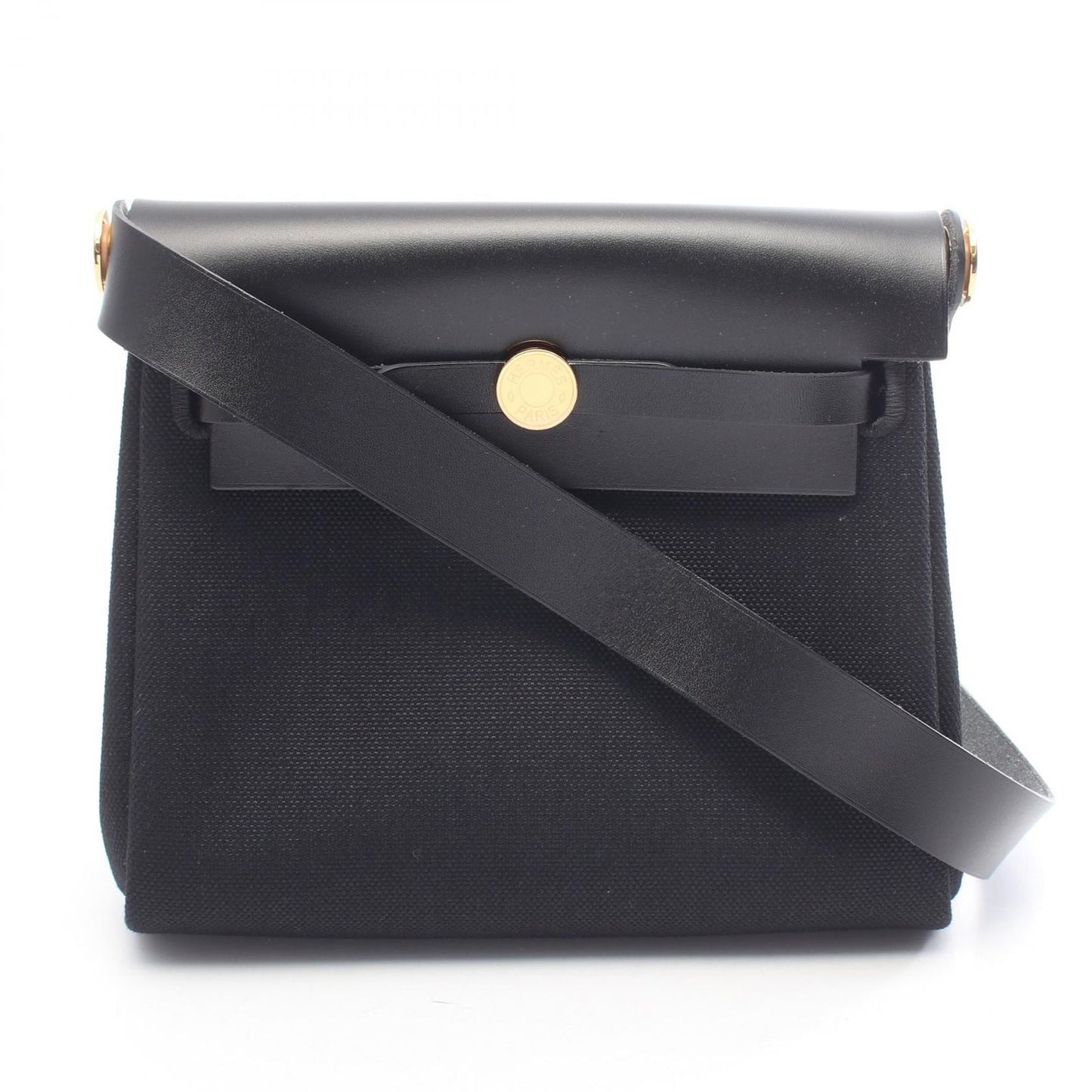 Hermes Shoulder Bag Herbag Zip Mini Black