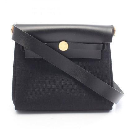 Hermes Shoulder Bag Herbag Zip Mini Black