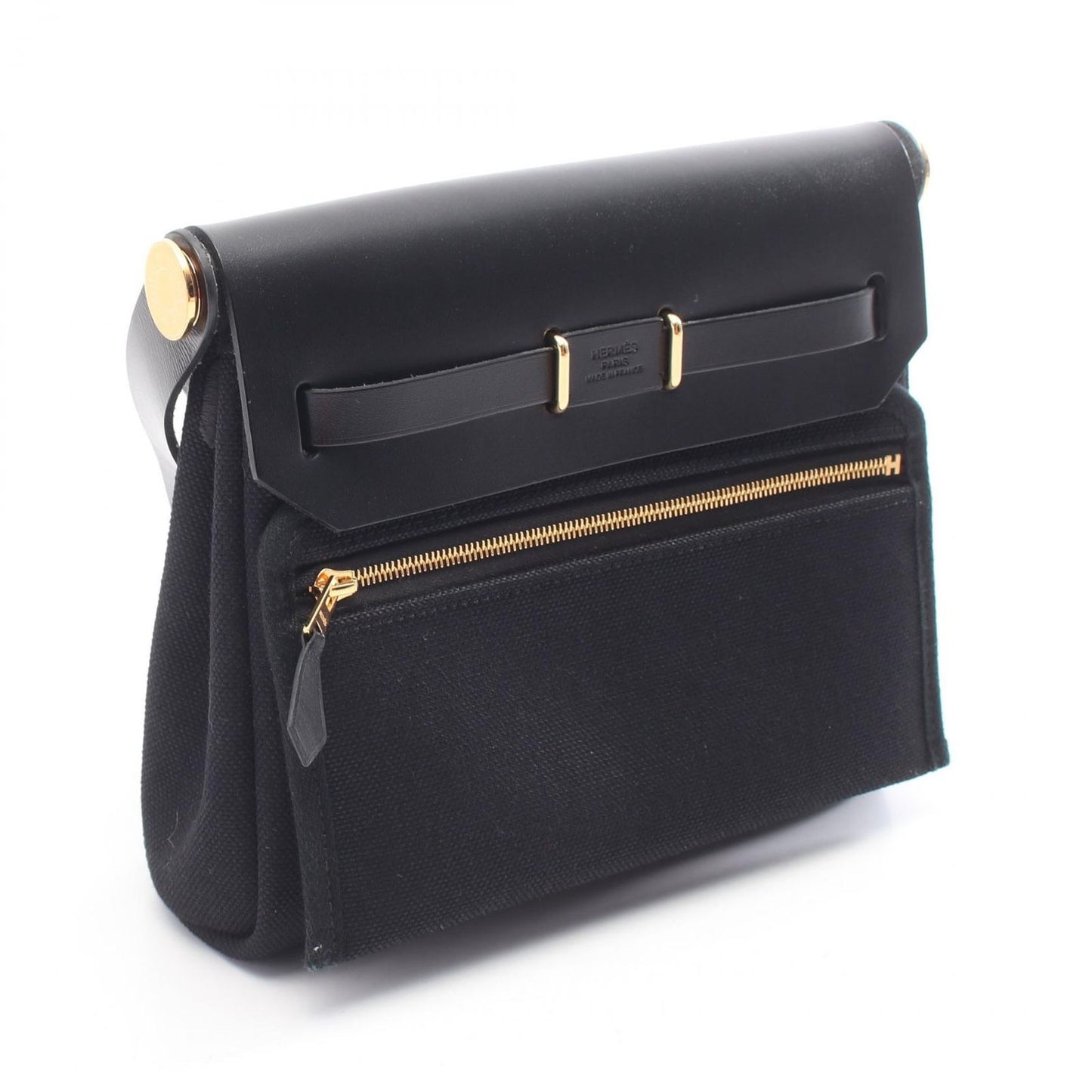 Hermes Shoulder Bag Herbag Zip Mini Black — view 2