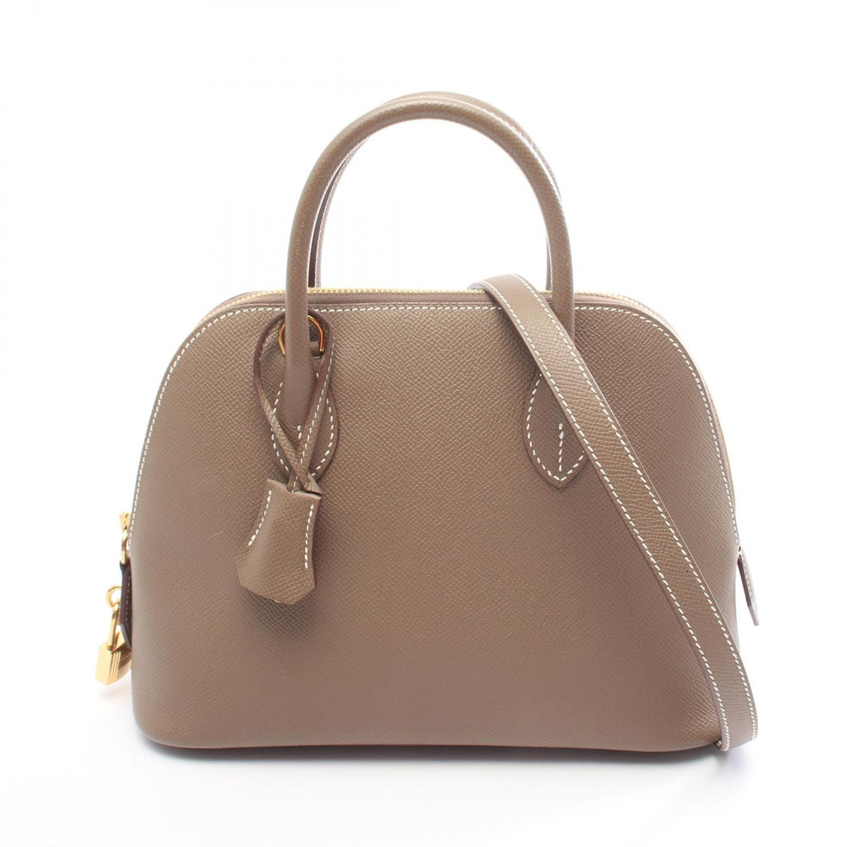 Hermes Handbag Bolide 1923 25 Etoupe 2-Way
