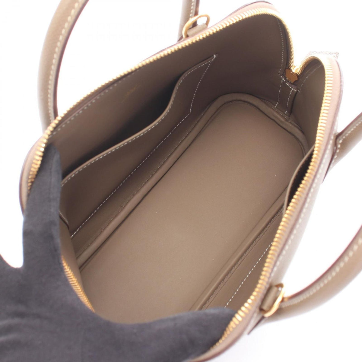 Hermes Handbag Bolide 1923 25 Etoupe 2-Way — view 3