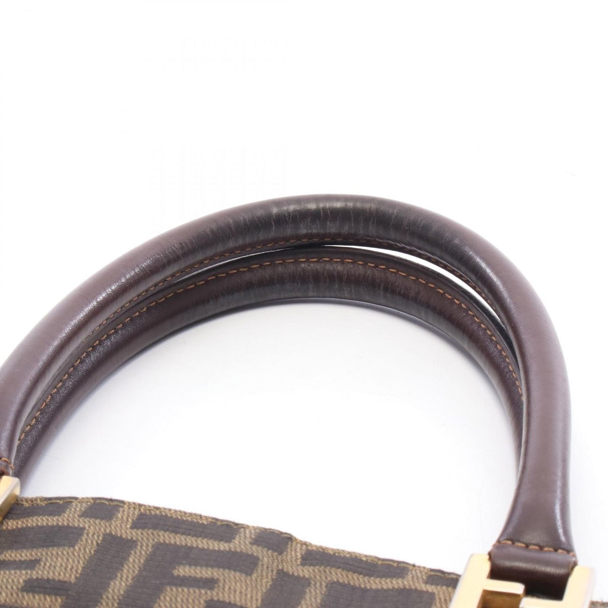 Fendi Handbag Zucca Canvas Leather — view 6