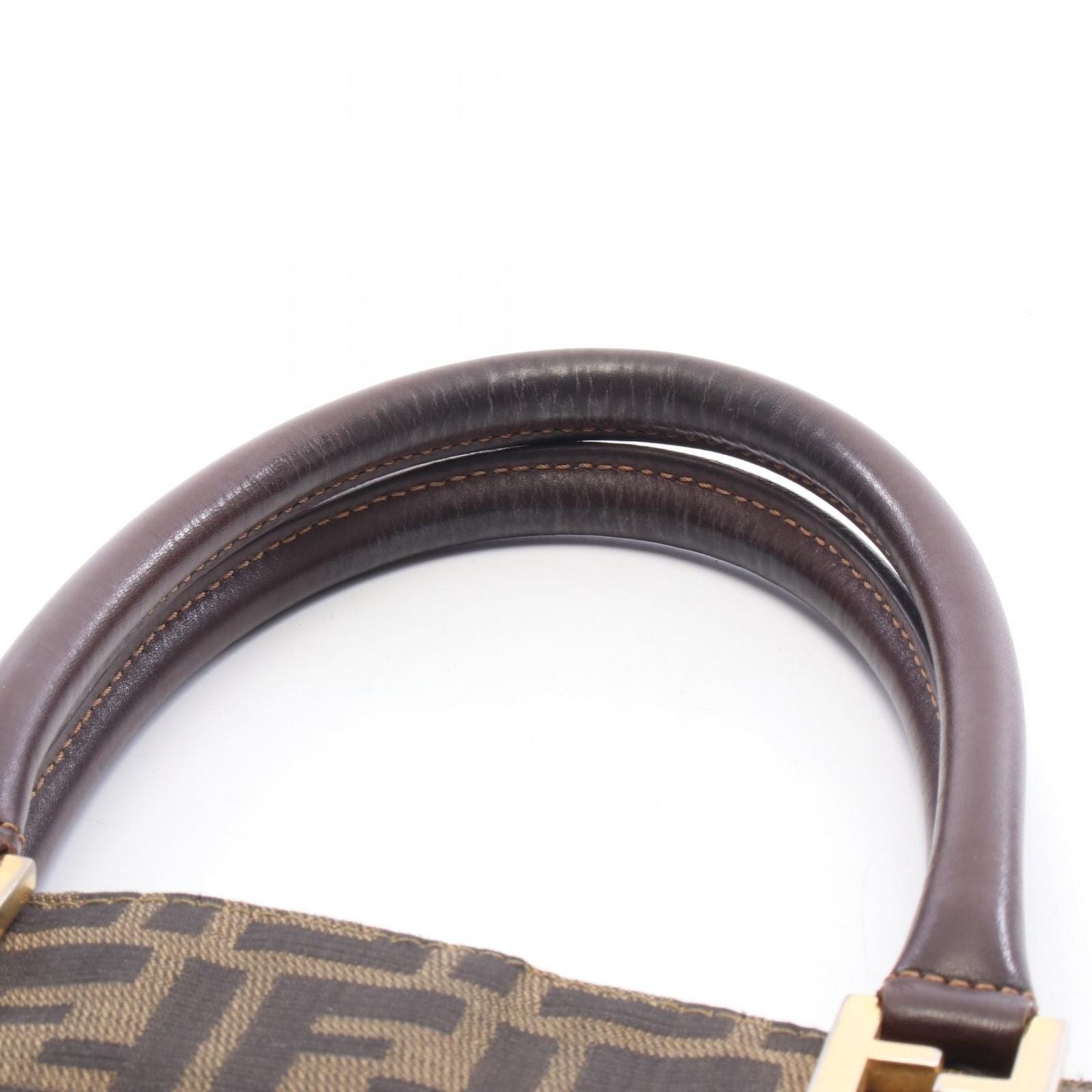 Fendi Handbag Zucca Canvas Leather — view 6