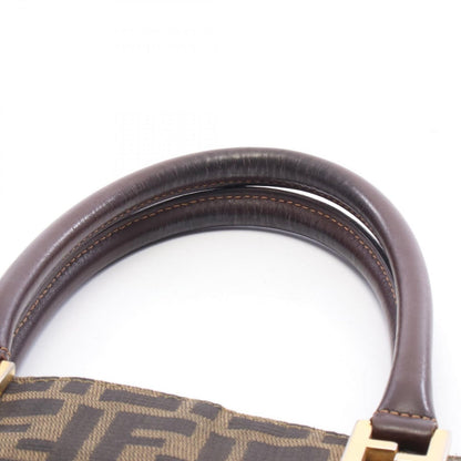 Fendi Handbag Zucca Canvas Leather — view 6