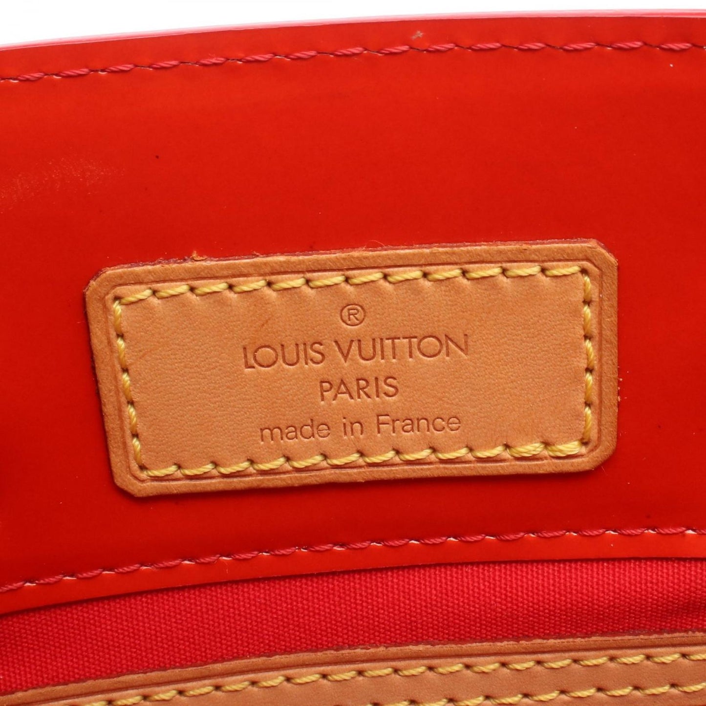 Louis Vuitton Handbag Reade PM Monogram Vernis Rouge Leather — view 4