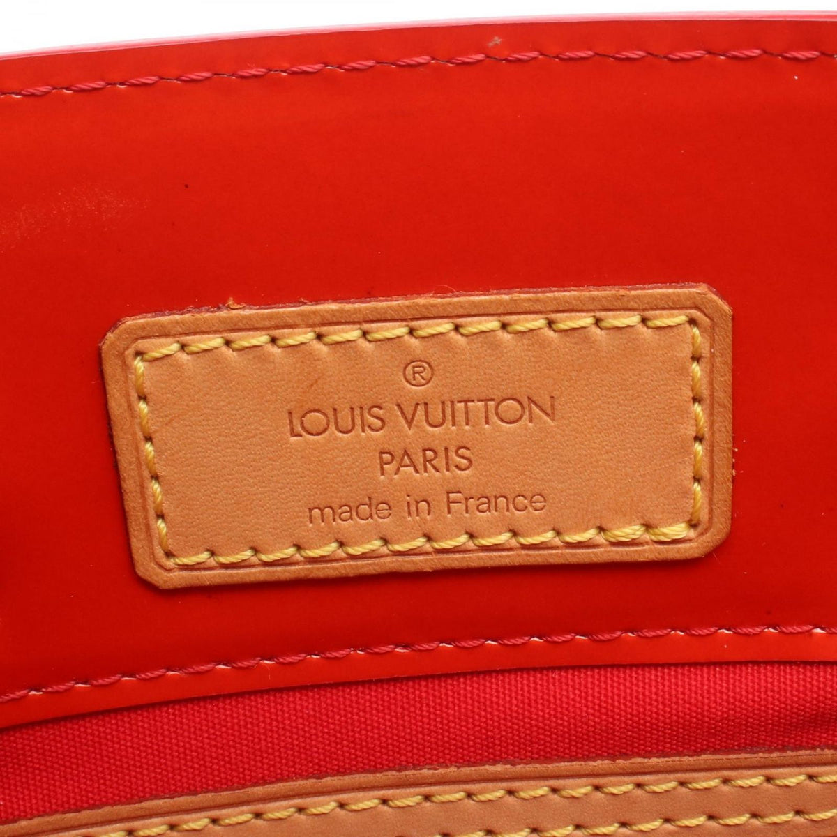 Louis Vuitton Handbag Reade PM Monogram Vernis Rouge Leather — view 4