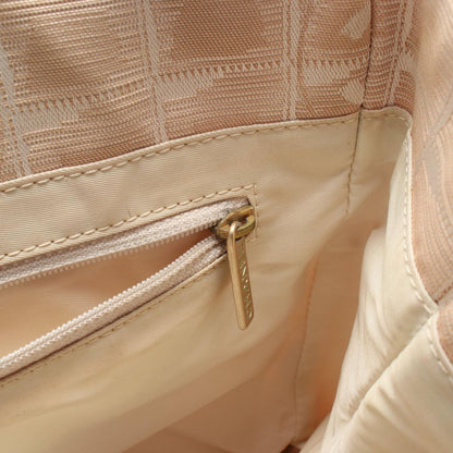Chanel Tote New Travel Line MM Beige Leather MM — view 8