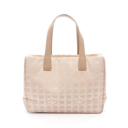 Chanel Tote New Travel Line MM Beige Leather MM