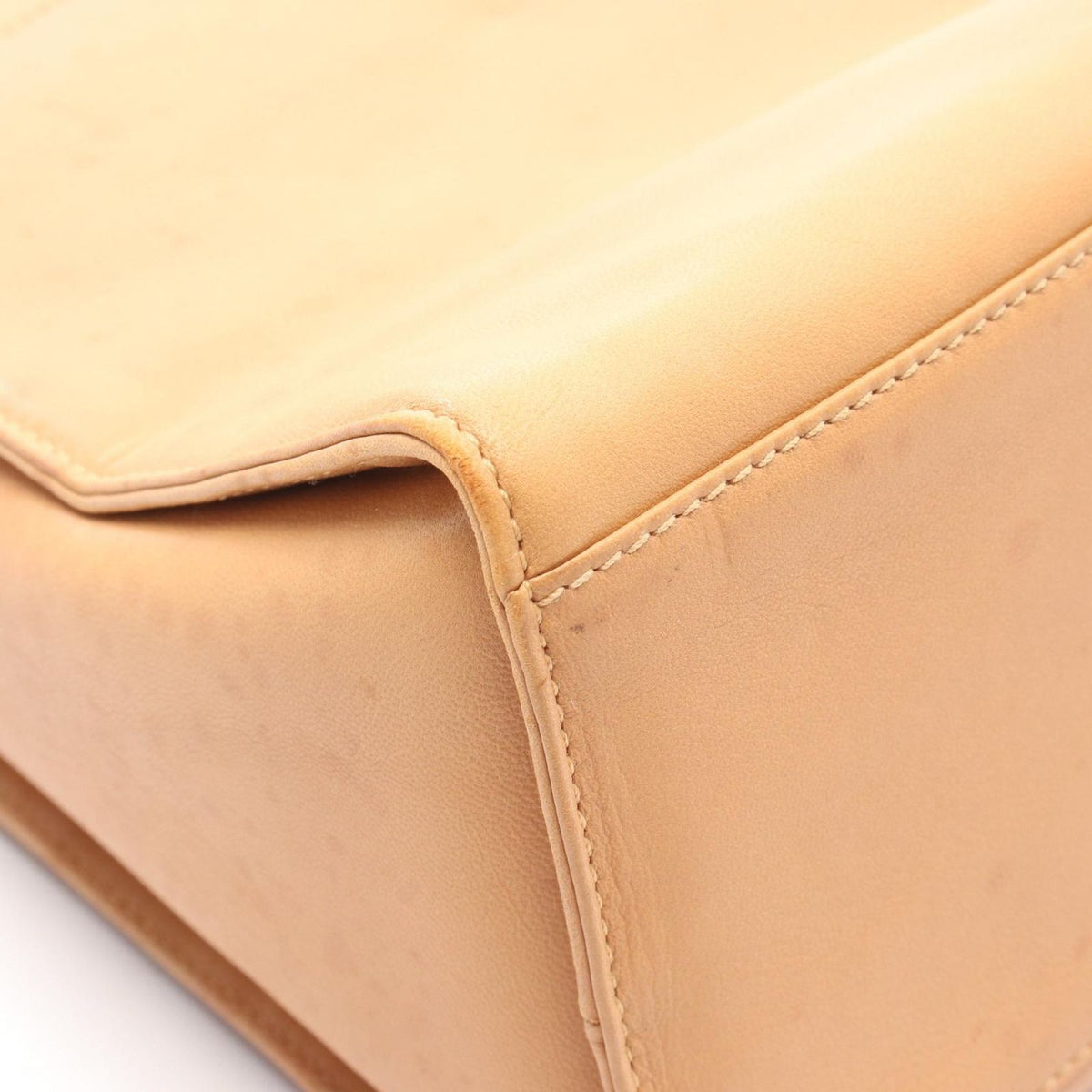 Loewe Handbag Anagram Leather Hand Beige — view 7
