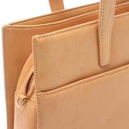 Loewe Handbag Anagram Leather Hand Beige — view 5
