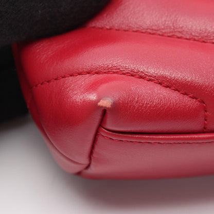 Saint Laurent Paris Shoulder Bag Toy Loulou Red Leather — view 8