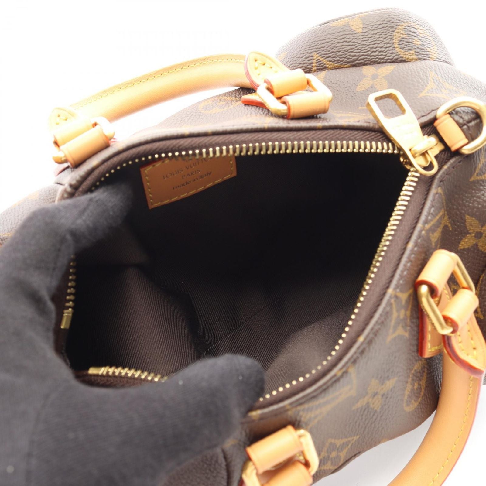 Louis Vuitton Handbag Monogram Leather Pouch — view 4