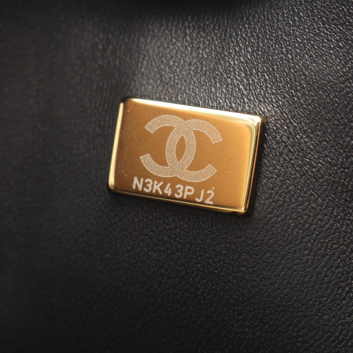 Chanel Shoulder Bag Quilted Double Flap Black Lambskin Chain — view 5