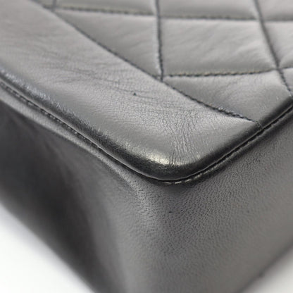 Chanel Shoulder Bag Quilted Diana Flap Black Lambskin Chain — view 8