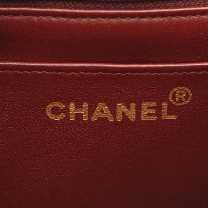 Chanel Shoulder Bag Quilted Diana Flap Black Lambskin Chain — view 4