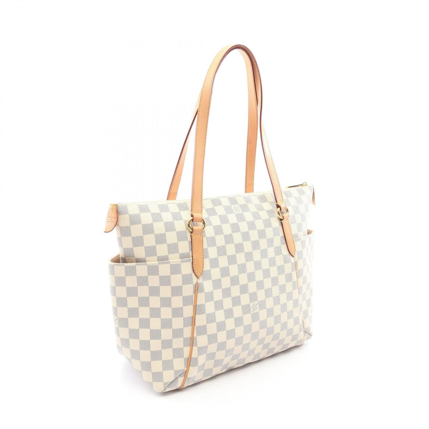 Louis Vuitton Tote Totally MM Damier Azur Leather — view 2