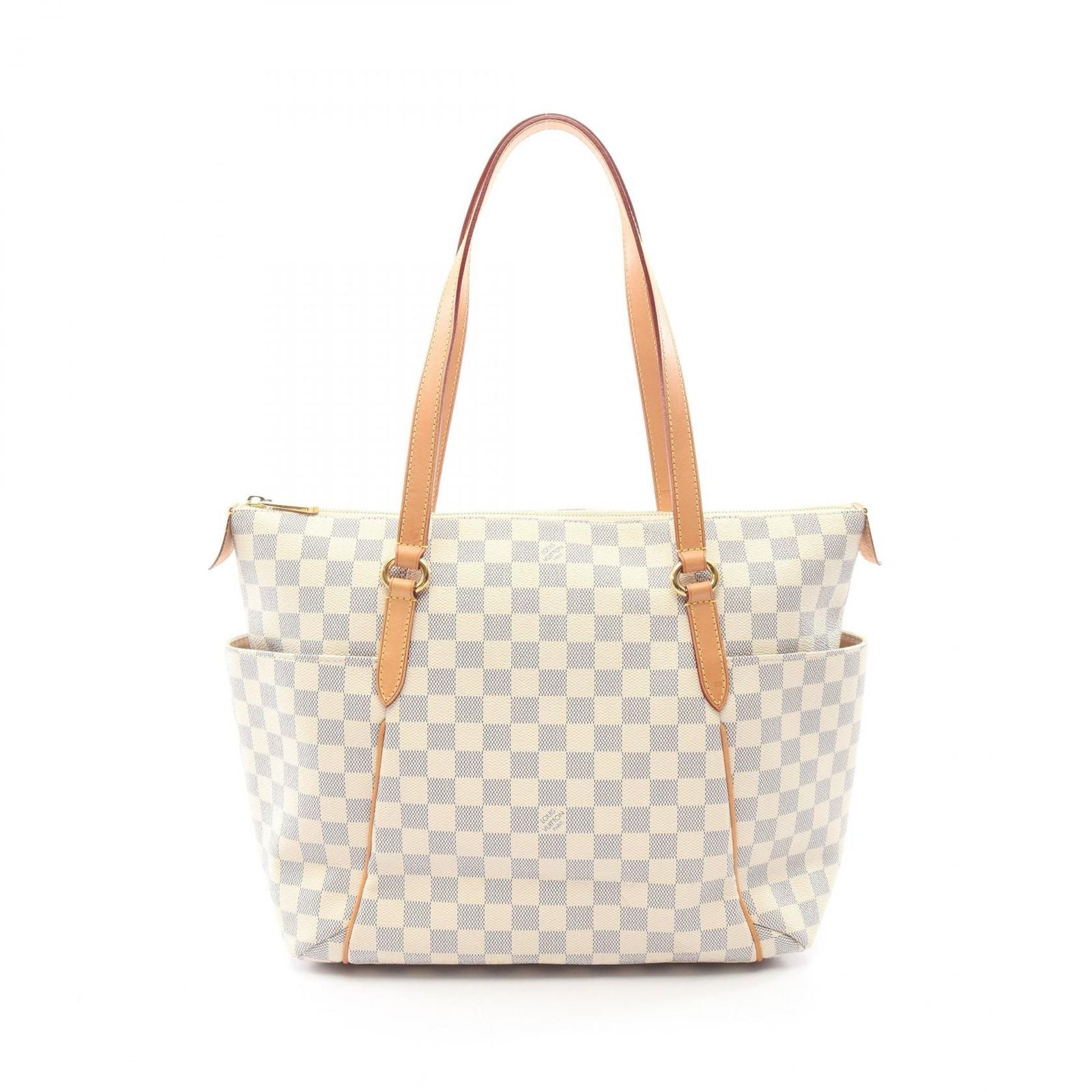 Louis Vuitton Tote Totally MM Damier Azur Leather