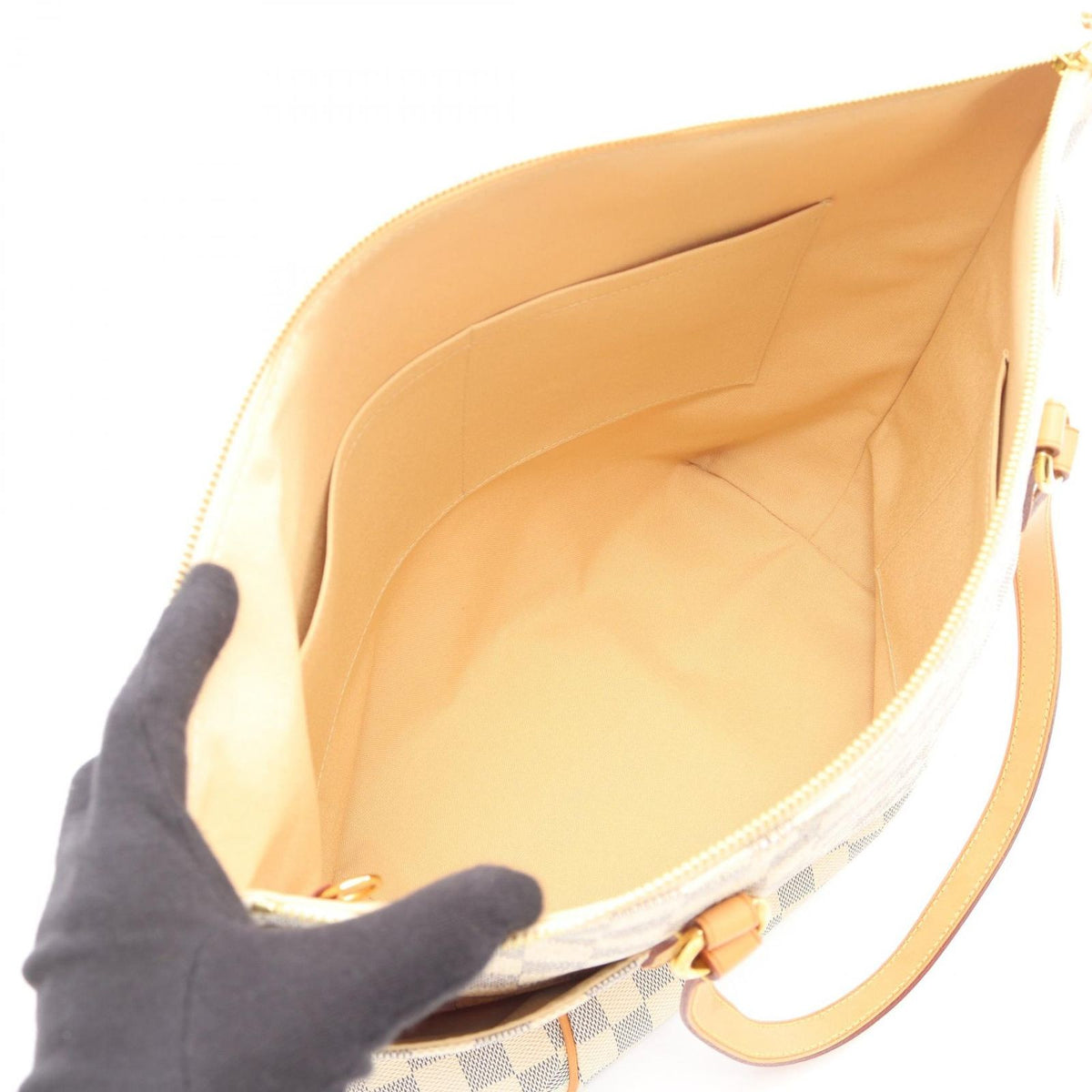 Louis Vuitton Tote Totally MM Damier Azur Leather — view 3