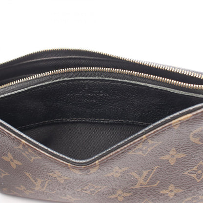 Louis Vuitton Handbag Pallas Clutch Monogram 2-Way Noir Leather — view 6