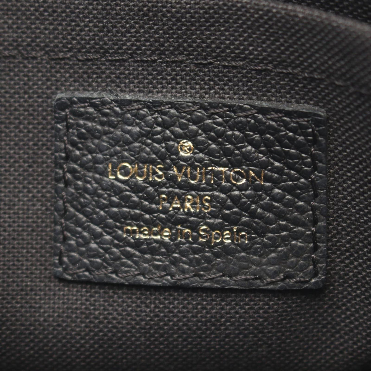 Louis Vuitton Handbag Pallas Clutch Monogram 2-Way Noir Leather — view 4