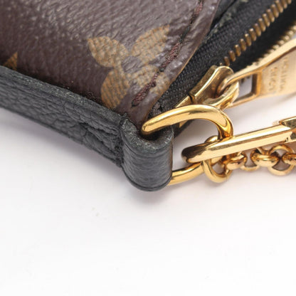 Louis Vuitton Handbag Pallas Clutch Monogram 2-Way Noir Leather — view 8