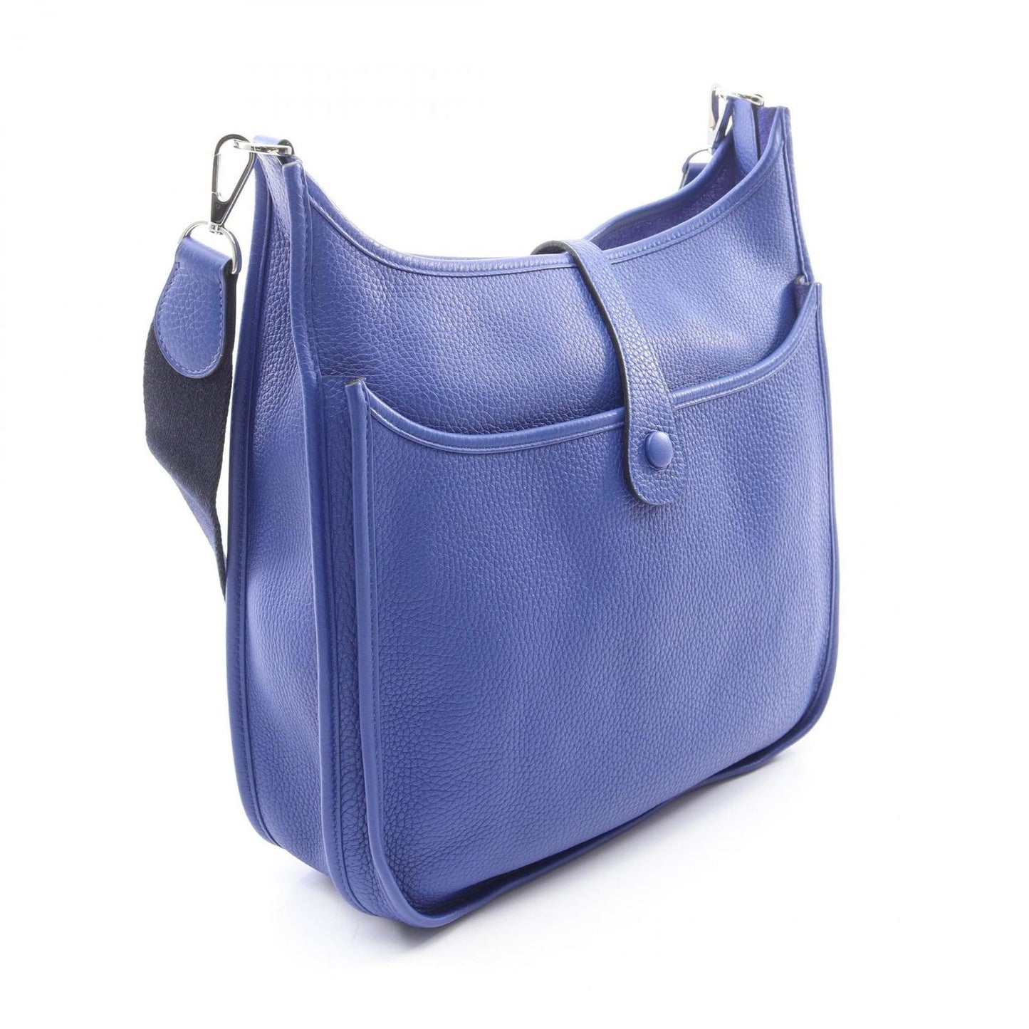 Hermes Shoulder Bag Evelyne 3 Trois GM Blue Electric — view 2