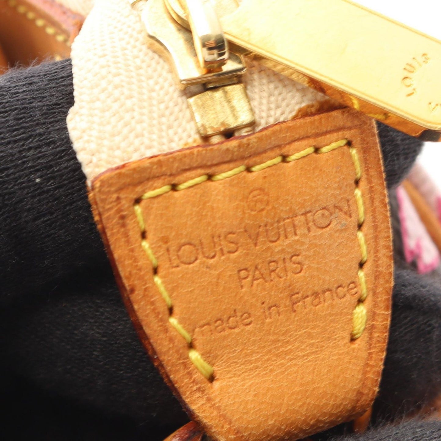 Louis Vuitton Handbag Pochette Accessoires Monogram Cherry Blossom Leather — view 4