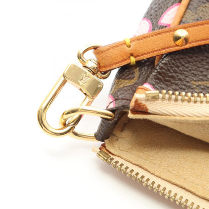Louis Vuitton Handbag Pochette Accessoires Monogram Cherry Blossom Leather — view 6