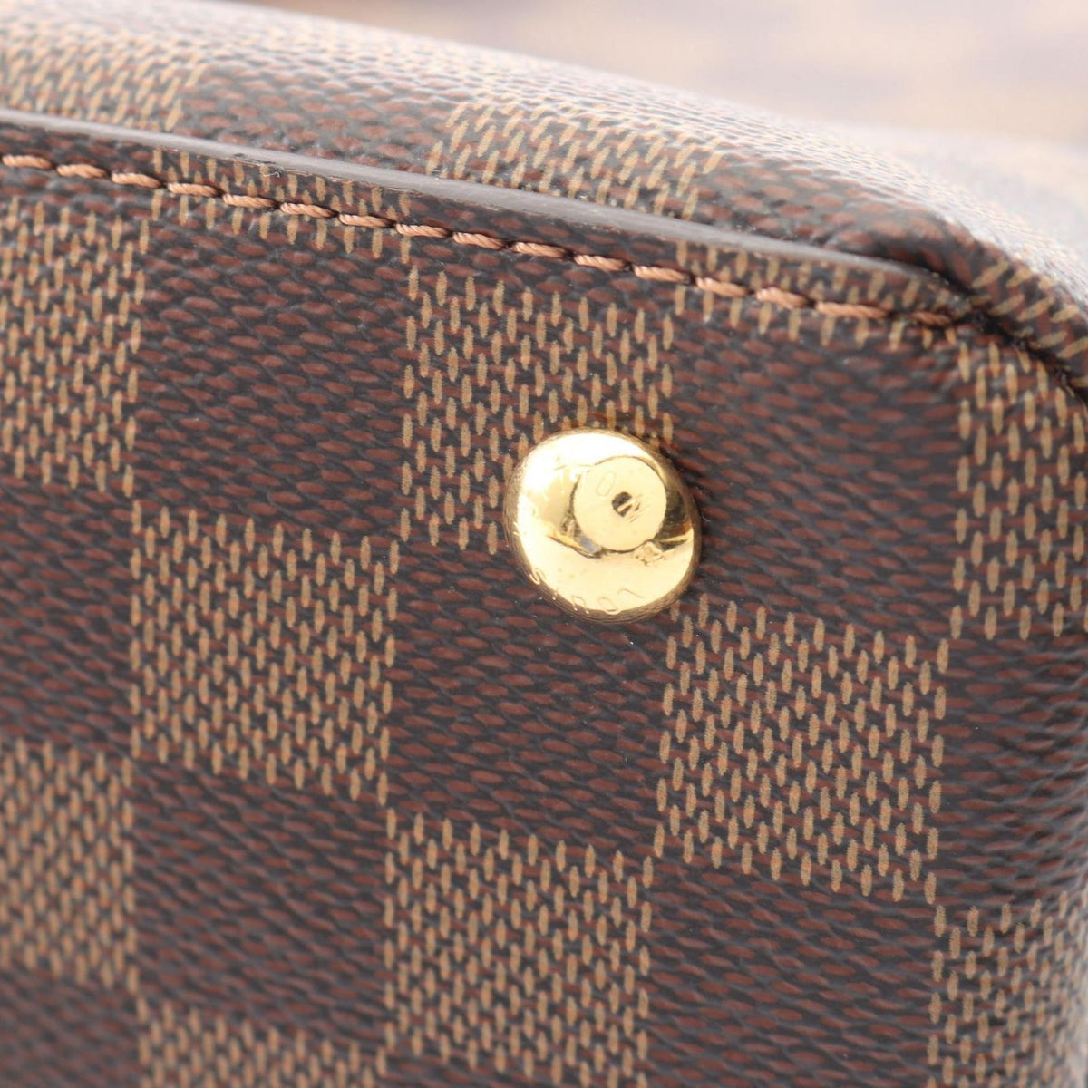 Louis Vuitton Handbag LV Riverside Damier Ebene Noir Leather — view 7
