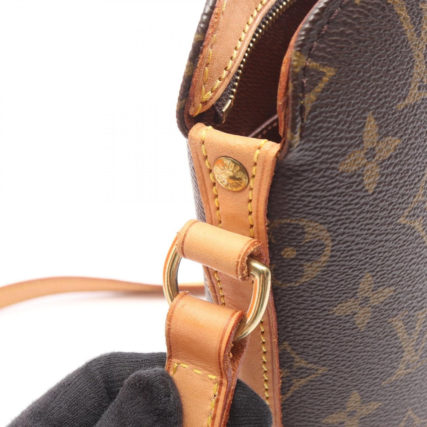 Louis Vuitton Shoulder Bag Drew Monogram Leather — view 7