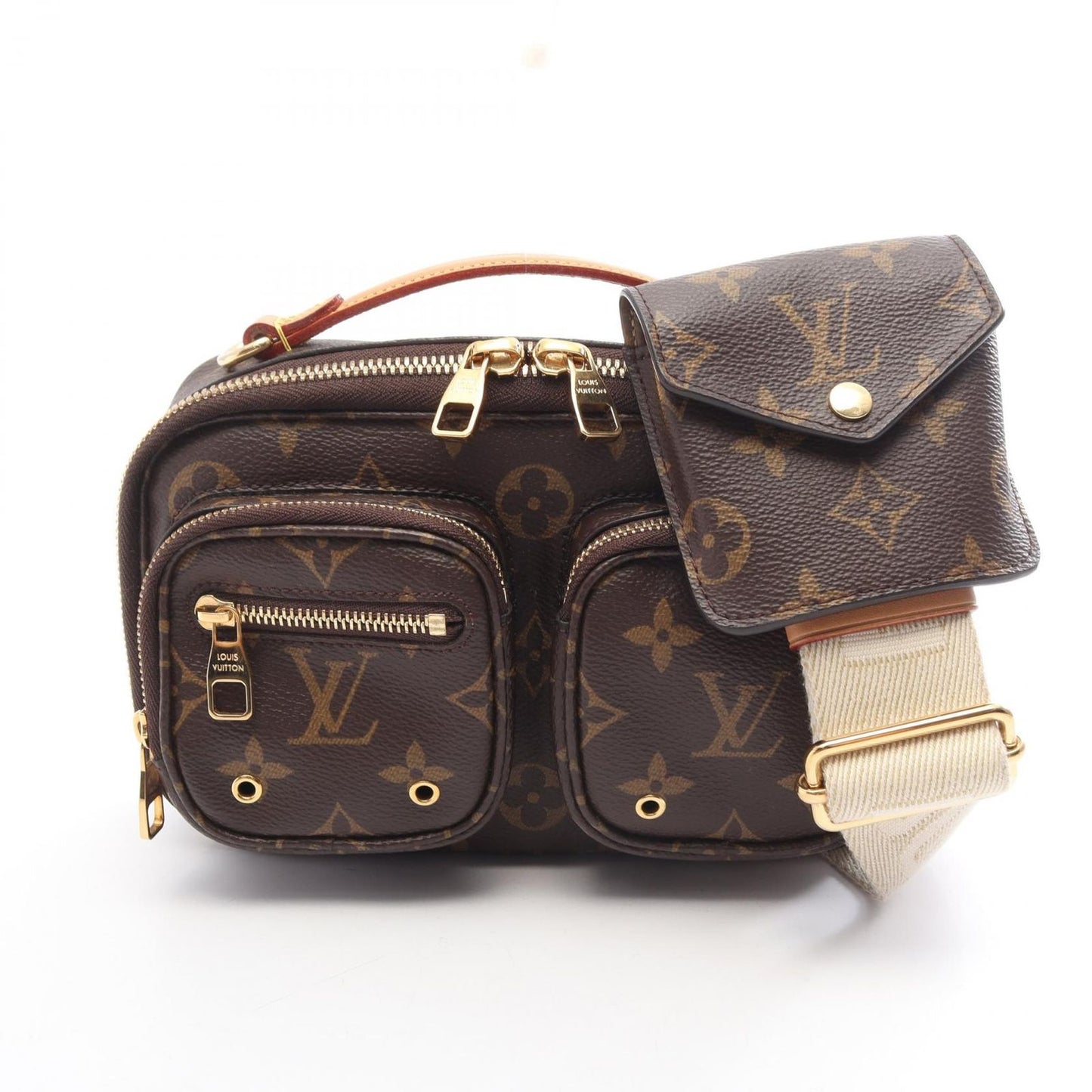 Louis Vuitton Handbag Utility Crossbody Monogram Leather