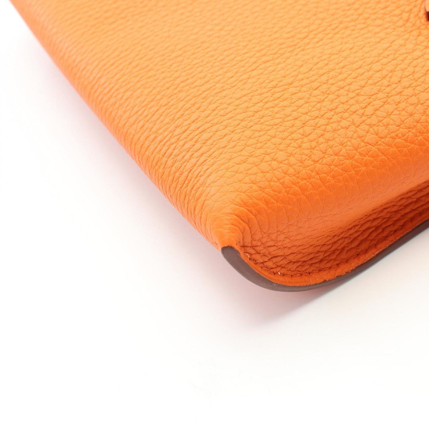 Hermes Shoulder Bag Vide Poche Orange — view 7