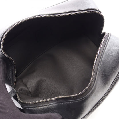 Louis Vuitton Clutch Locker Dopp Kit Noir Leather — view 3