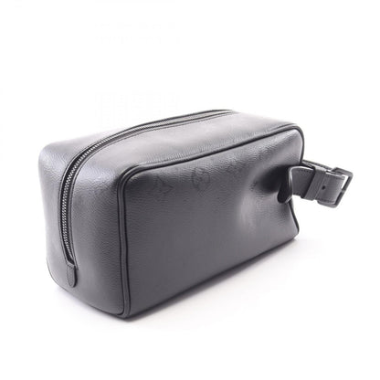 Louis Vuitton Clutch Locker Dopp Kit Noir Leather — view 2