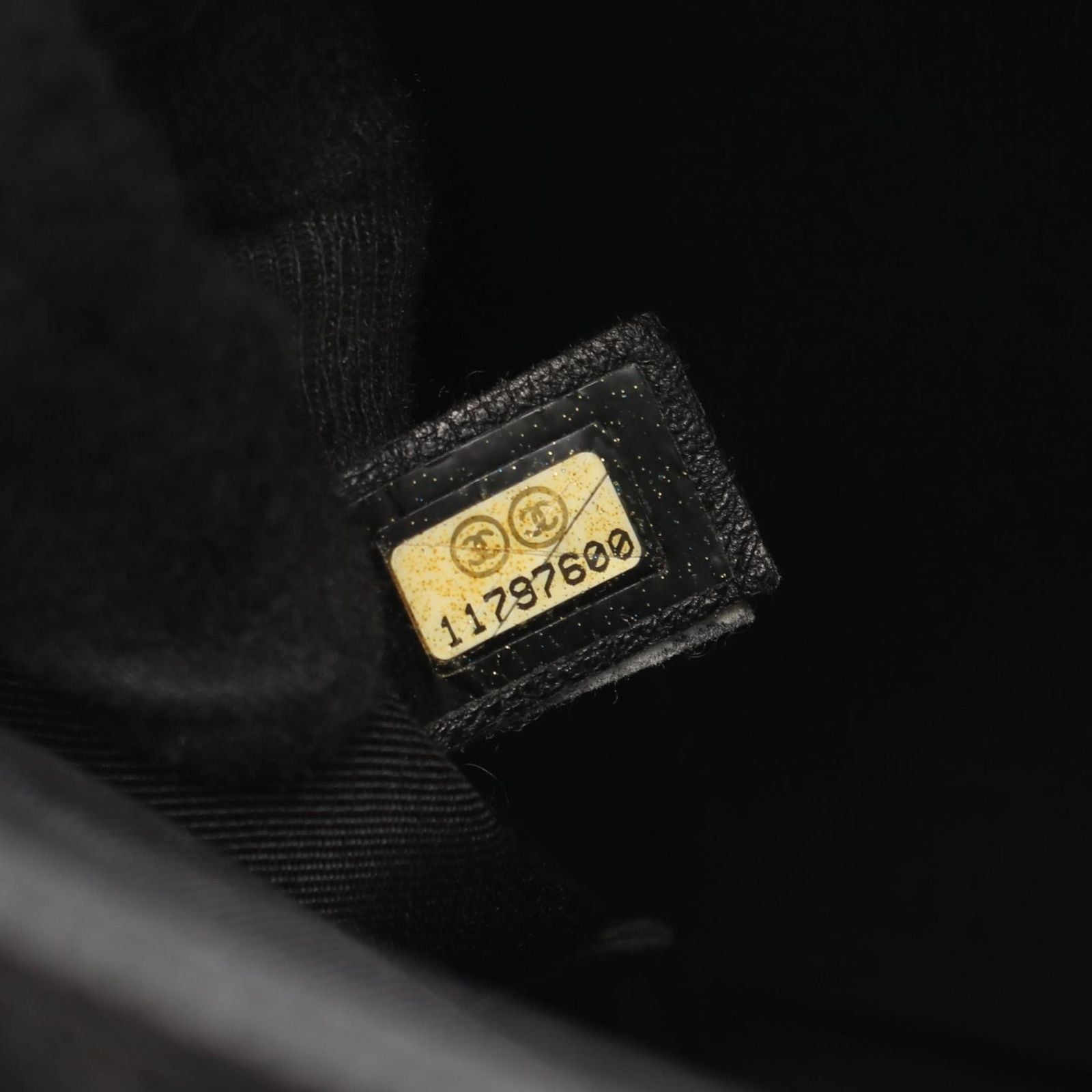 Chanel Tote Quilted Grand Shopping GST Black Caviar Leather Chain — view 5