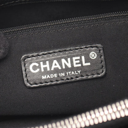 Chanel Tote Quilted Grand Shopping GST Black Caviar Leather Chain — view 4