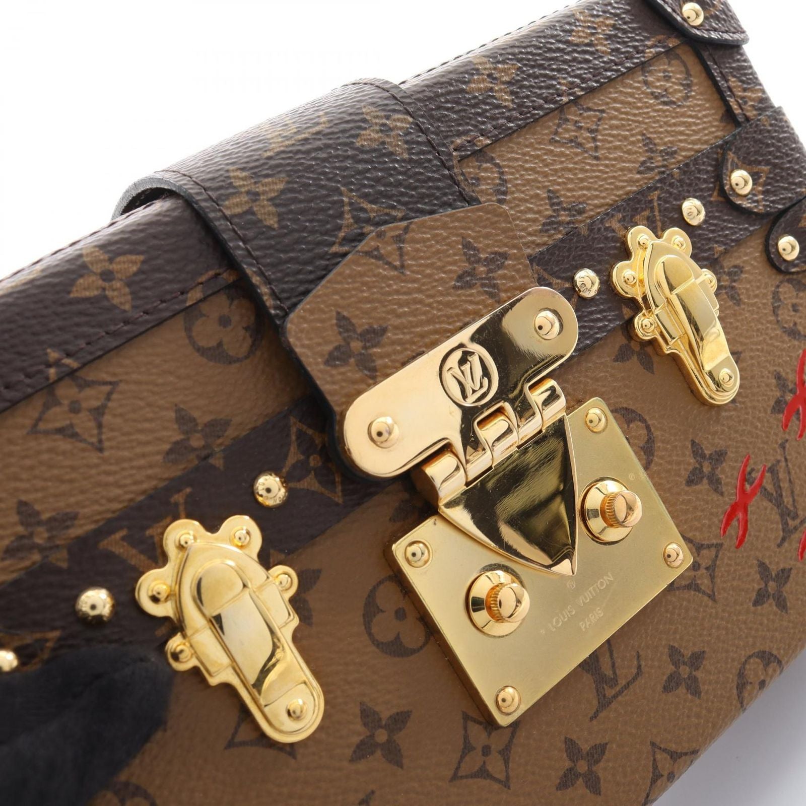 Louis Vuitton Shoulder Bag Petite Malle Monogram Reverse — view 8