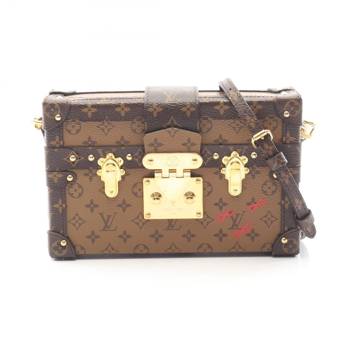 Louis Vuitton Shoulder Bag Petite Malle Monogram Reverse