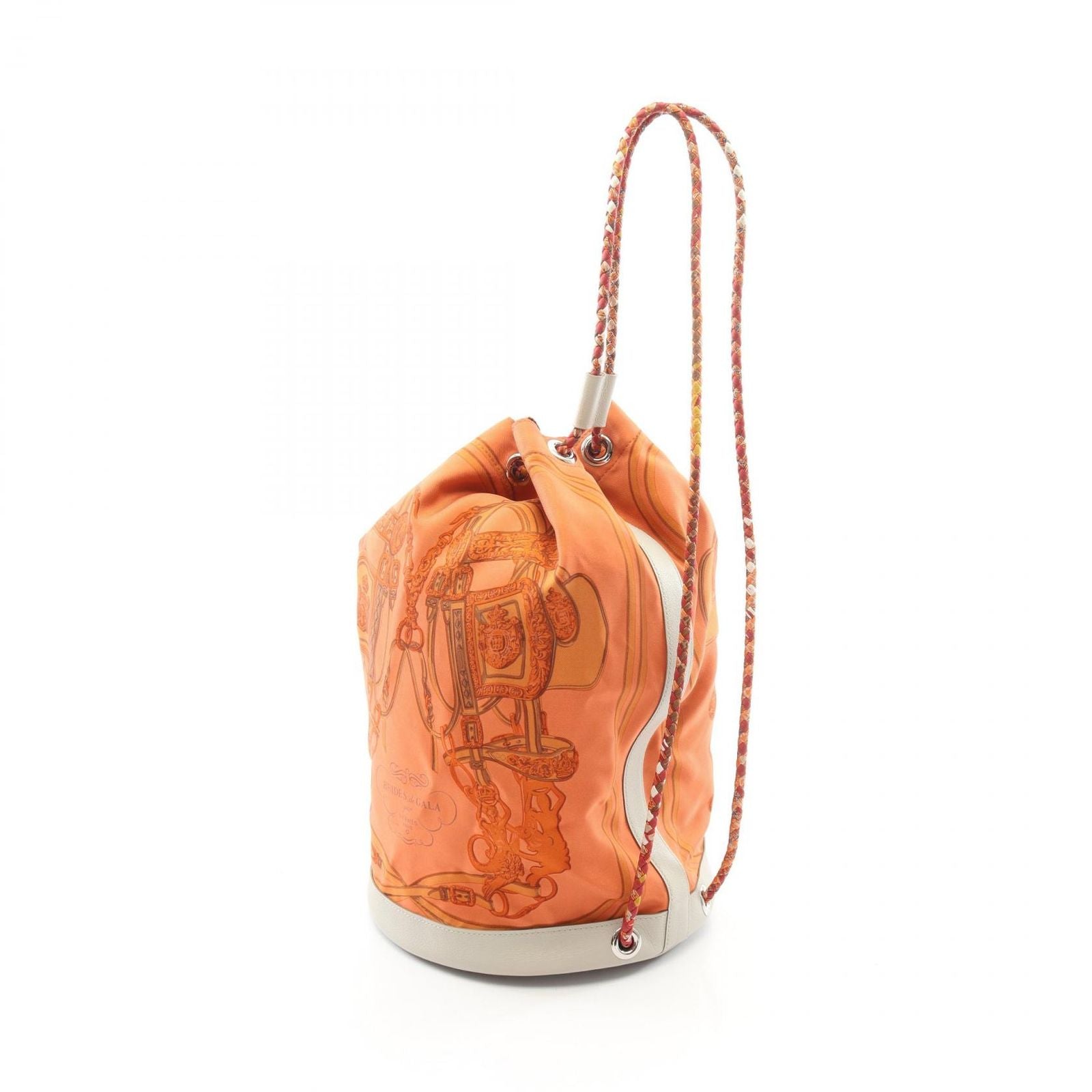 Hermes Shoulder Bag Brides de Gala Orange Silk — view 2