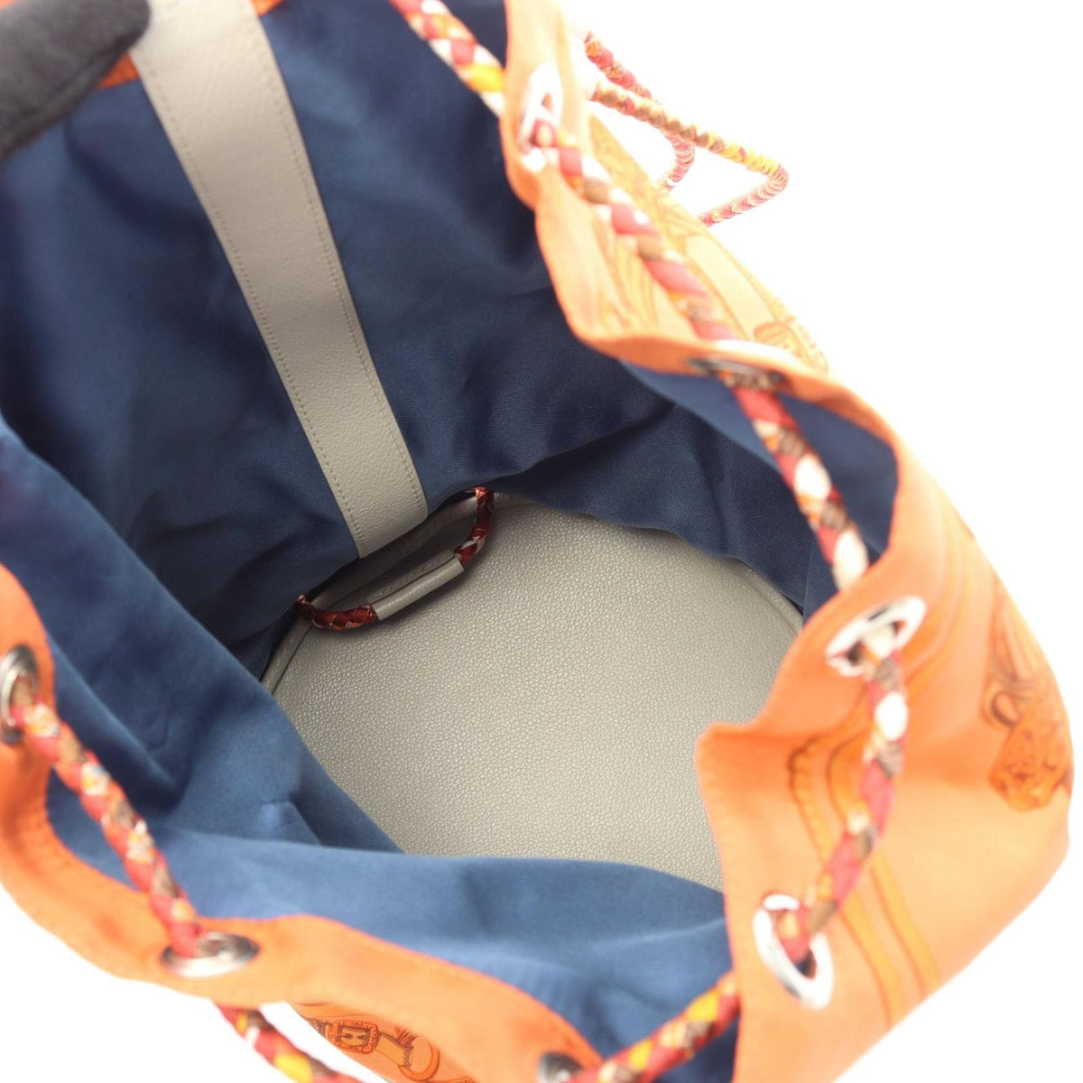 Hermes Shoulder Bag Brides de Gala Orange Silk — view 3
